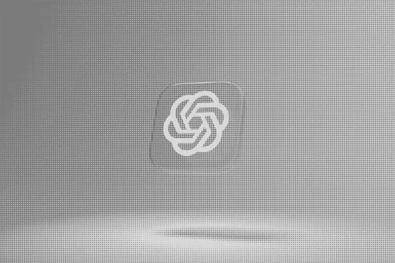 Logo ChatGPT flottant