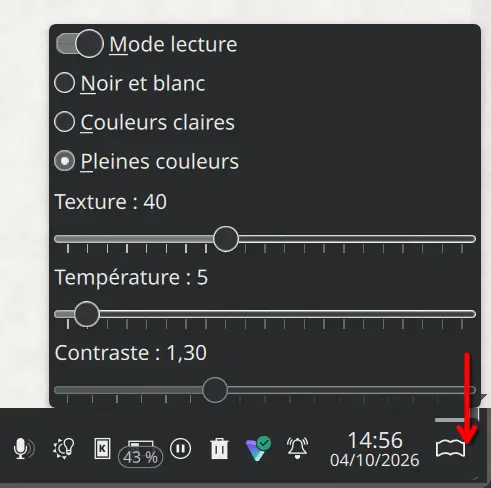 Composant Lecture e-ink Asahi